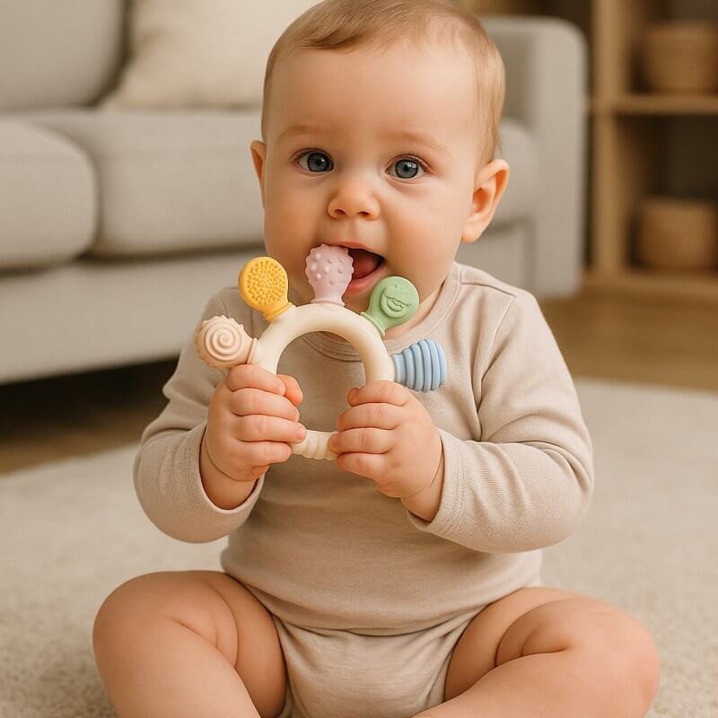 Zahnglück - Sanfter Beißring für dein Baby