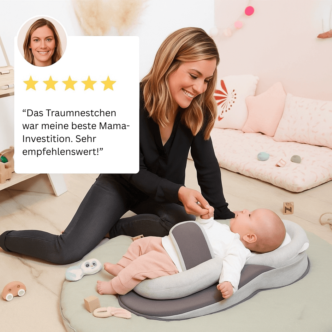 Traumnestchen - gemütlicher Liegeplatz für Dein Neugeborenes