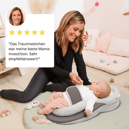 Traumnestchen - gemütlicher Liegeplatz für Dein Neugeborenes