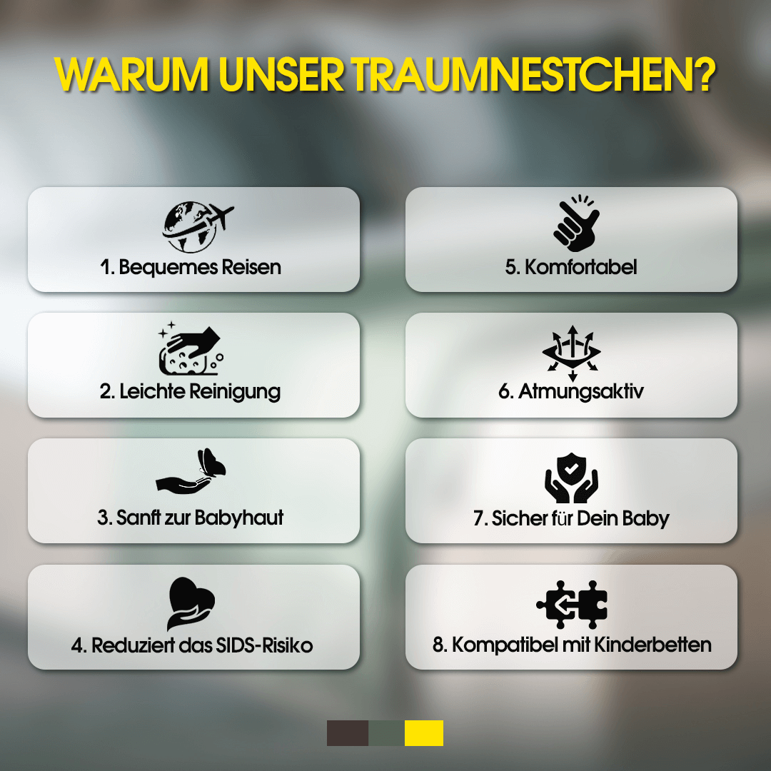Traumnestchen - sicheres Schlafbett für Dein Neugeborenes